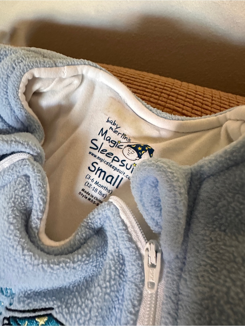 Magic Sleepsuit Baby Sleep Sack in Light Blue - Small